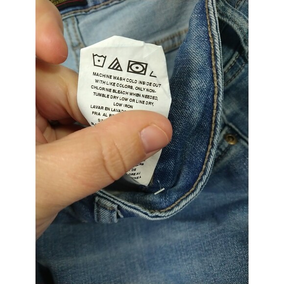 Lee Woman 20 Denim Capri Jeans Straight Zip 5 Pocket Norm Core Medium Wash - Picture 9 of 11